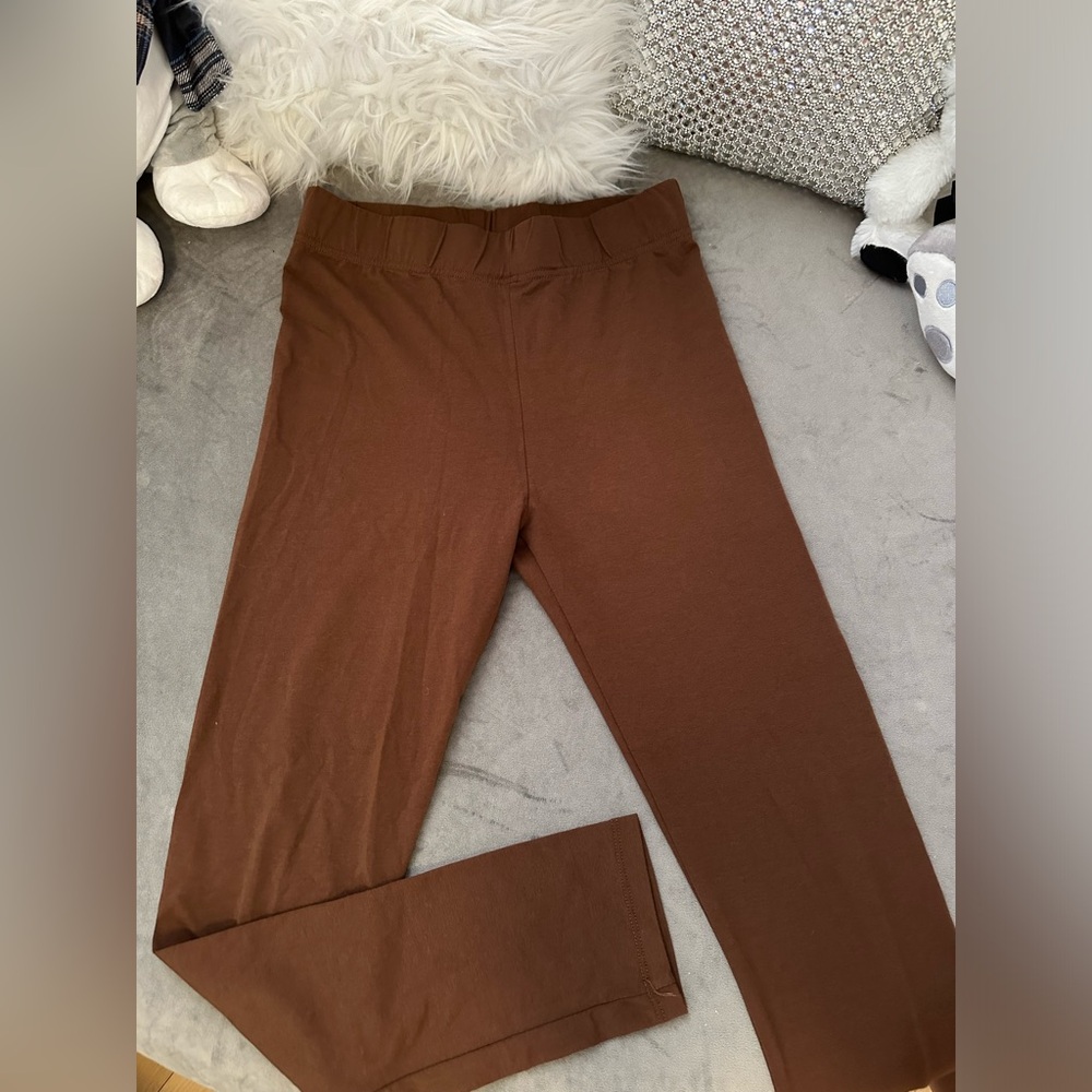 shein brown leggings